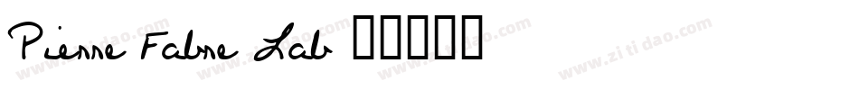 Pierre Fabre Lab字体转换